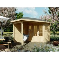 26% reduziert! Fjordholz 5-Eck Gartenhaus Modell Evelyn 1B 24m² Unkategorisiert online kaufen