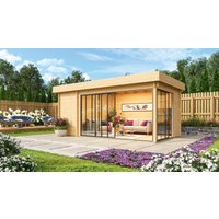 26% reduziert! Fjordholz Gartenhaus Alu Concept 44 C 24m² Unkategorisiert online kaufen