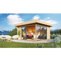 26% reduziert! Fjordholz Gartenhaus Alu Concept 44 D 20m² Unkategorisiert online kaufen