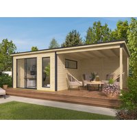 26% reduziert! Fjordholz Gartenhaus Modell Juist-2 mit Anbau 16m² Unkategorisiert online kaufen