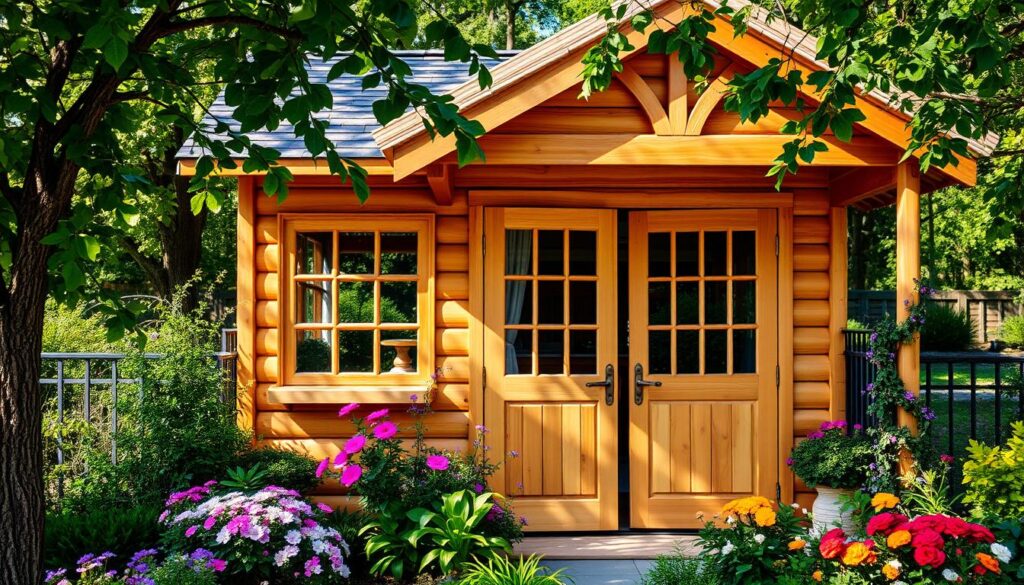 Fenster und Türen für Holz-Gartenhaus Fenster und Türen für Holz-Gartenhaus