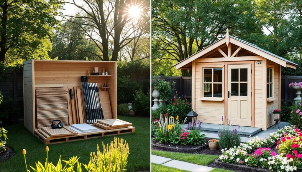 Gartenhaus Bausatz und schlüsselfertige Lösung