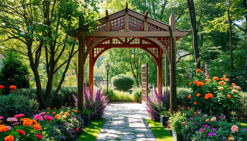 Holzlauben für den Garten Planung